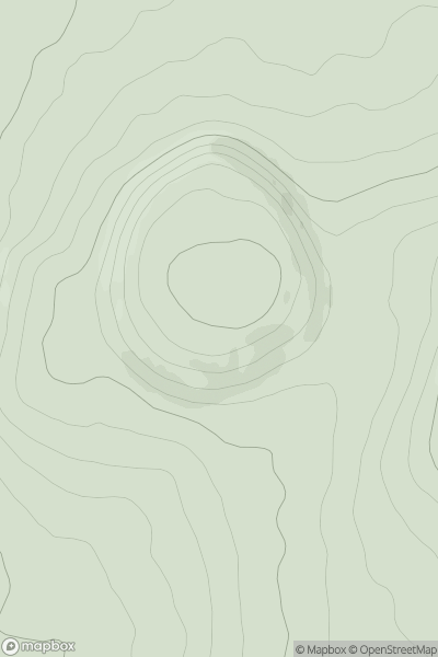 Thumbnail image for Barry Hill [Tomintoul to Banff] showing contour plot for surrounding peak